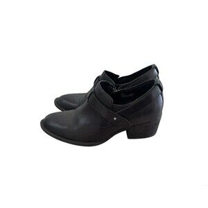 SALE! BORN Shoes Ankle Boots 10 M Timmons Black Leather Pull-On